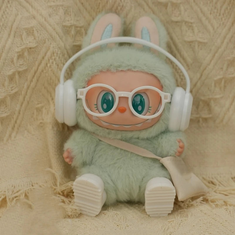 Labubu DIY Accessories Set - Shoes, Glasses & Headphones for V1/V2 Plush Dolls