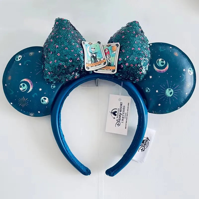 Disney Mickey Ears Headband – Minnie Sequin Party Hairband for Women & Girls