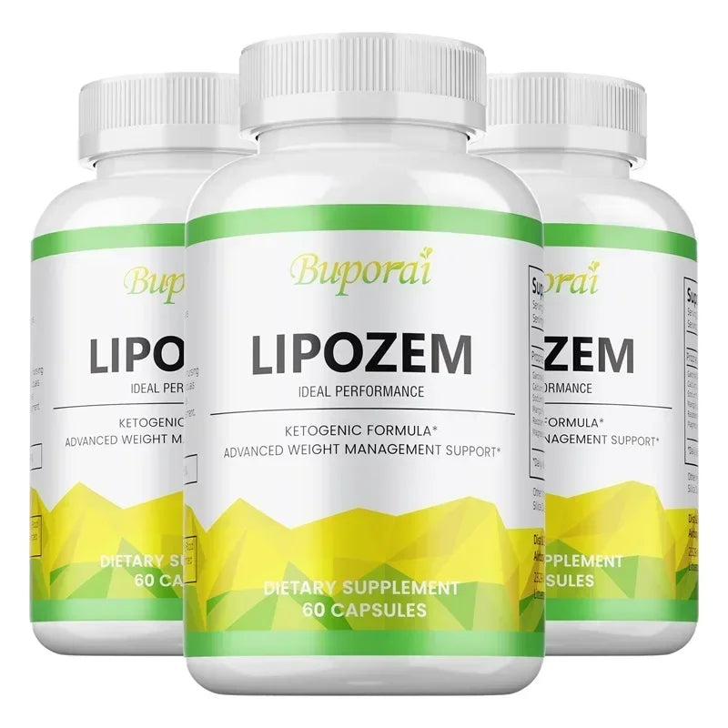 Lipozem Weight Loss Capsules - Raspberry Ketone & Magnesium for Metabolism & Energy