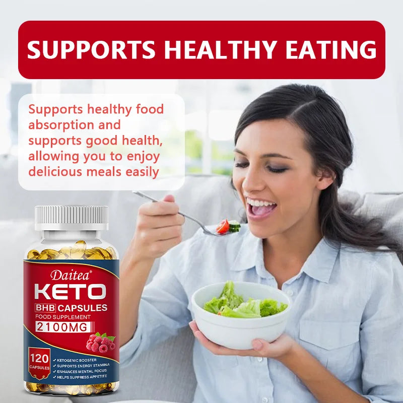 Keto BHB Capsules with Apple Cider Vinegar - Weight Loss, Energy & Focus Support