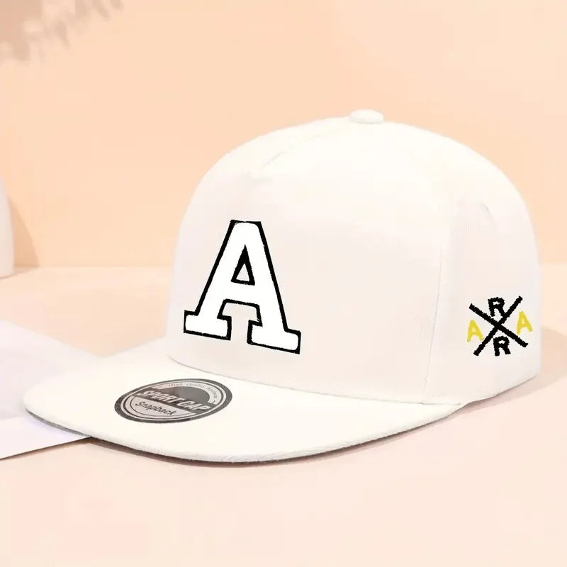 Letter Embroidered Baseball Cap - Adjustable Hip-Hop Sun Hat for Outdoor, Beach & City Wear