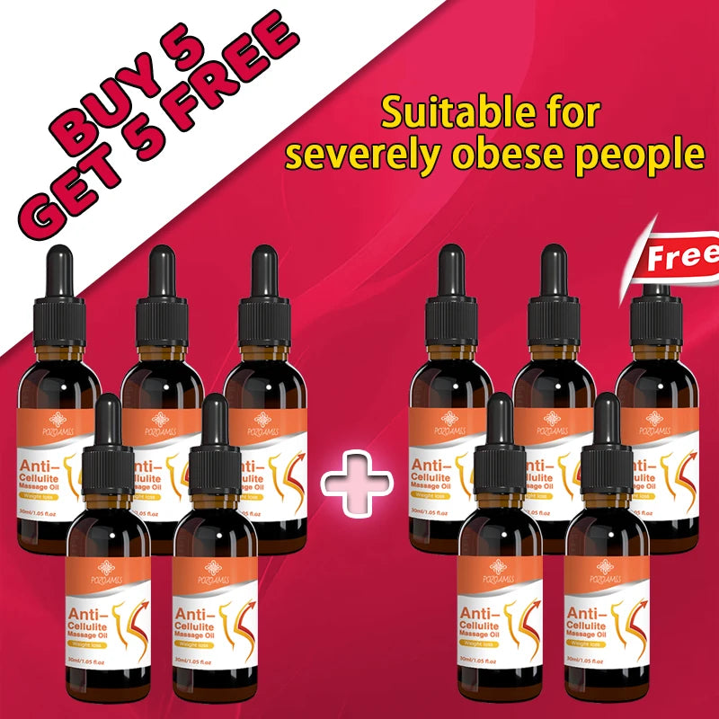 Slimming Essential Oil - Natural Fat Burning Body Massage Oil for Weight Loss
