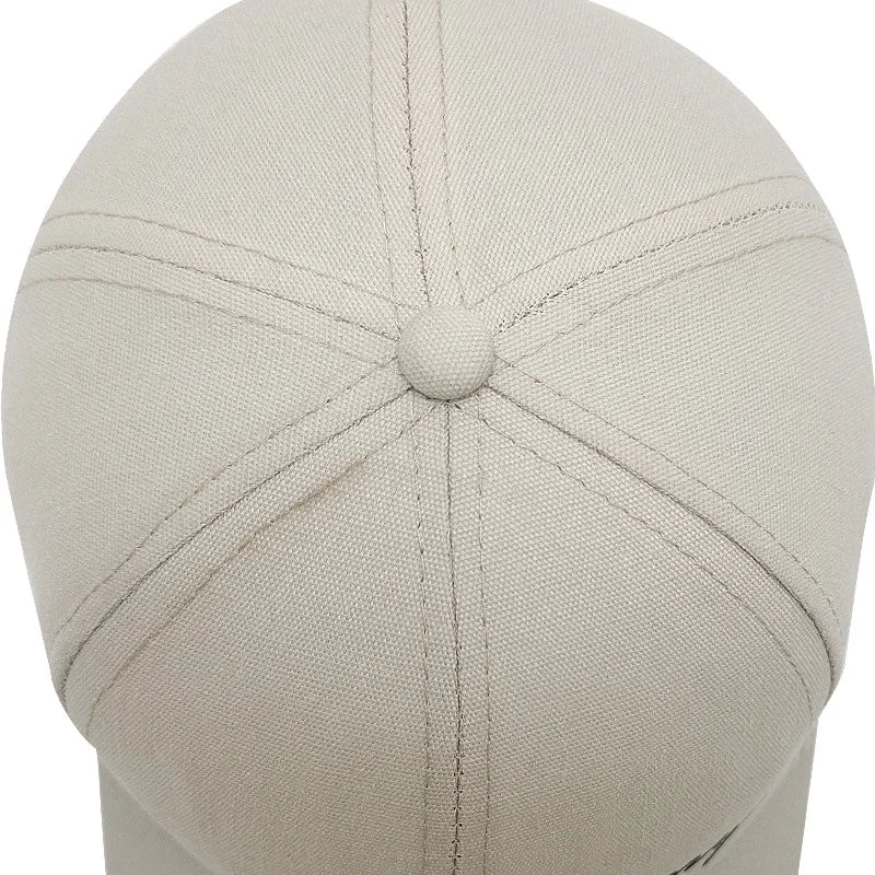 NY Embroidered Baseball Cap - Solid Color Snapback Hat with Sun Protection for Summer