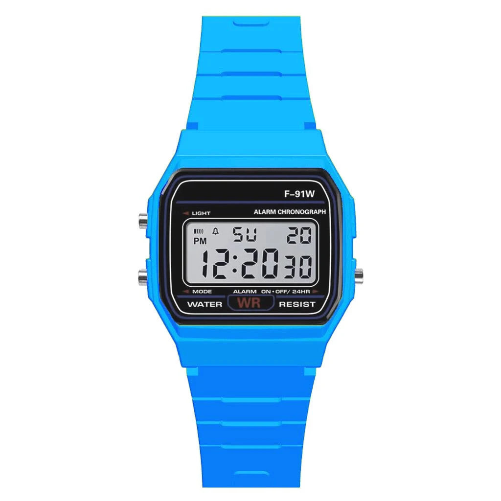 Kids LED Sports Watch - Waterproof Digital Watch with Alarm for Boys & Girls