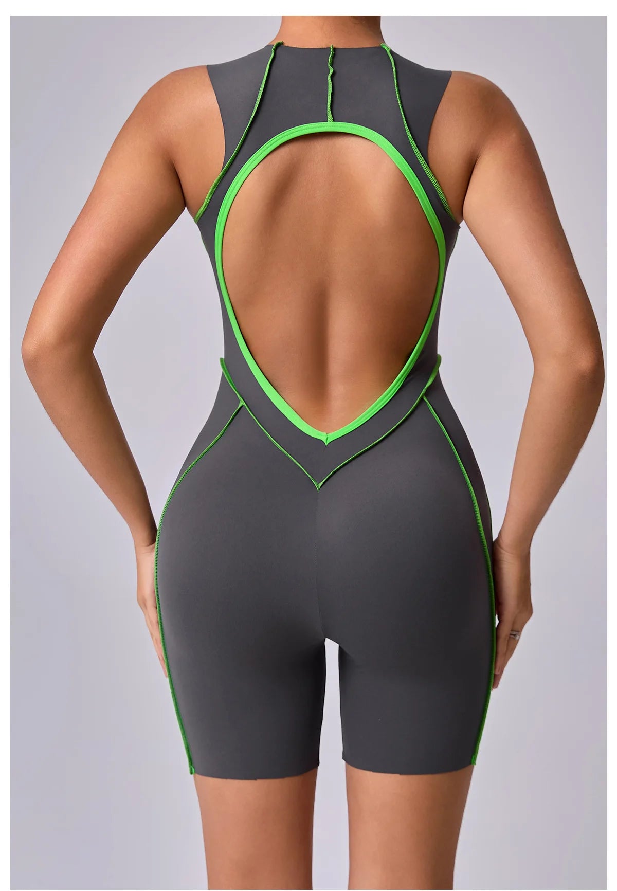 Women's Athletic Jumpsuit - One-Piece Yoga & Fitness Bodysuit for Workout & Gym