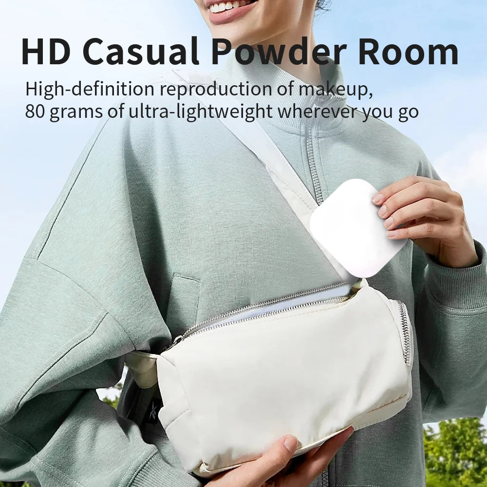 Portable LED Makeup Mirror – Foldable, Dual-Sided Travel Mirror