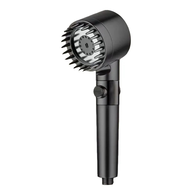 High Pressure Filter Shower Head - 3-Mode Adjustable Spray with Massage Brush & Rain Faucet