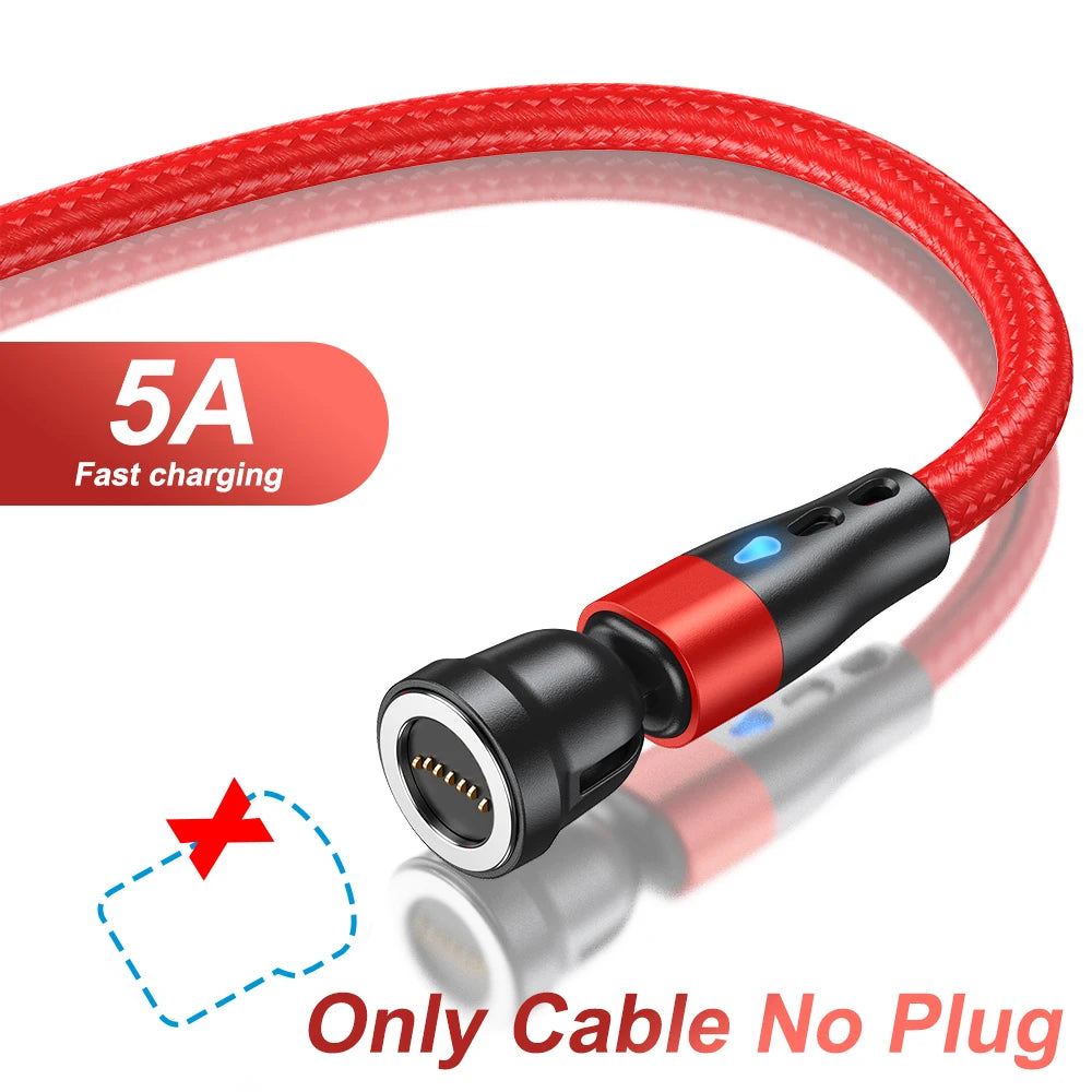 AUFU 7Pin 5A Magnetic Type-C Fast Charging Cable