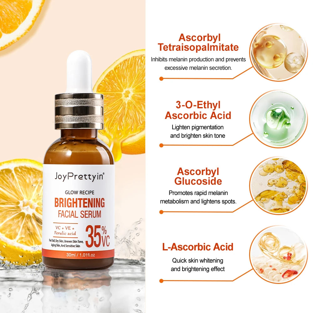Vitamin C & Hyaluronic Acid Facial Serum – Brightening Hydration