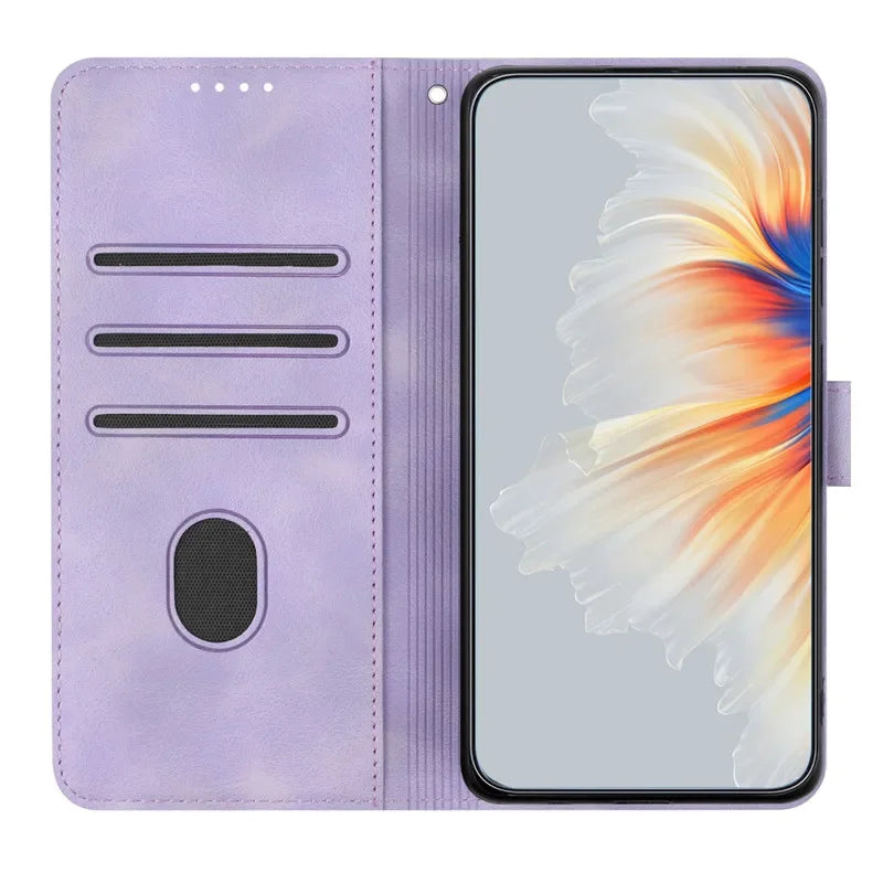 Huawei Wallet Case - Flip Leather Cover with Card Holder & Stand for P Smart, Y Series