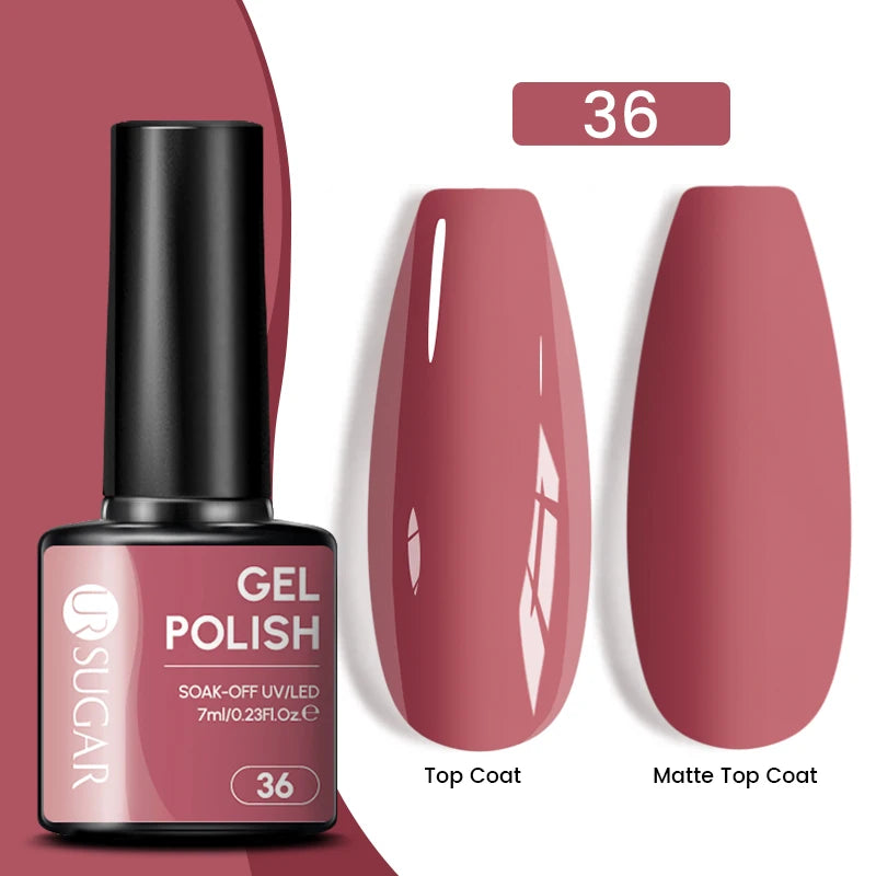 Glitter Gel Nail Polish – Semi-Permanent UV LED Gel with Sparkling Shimmer Finish