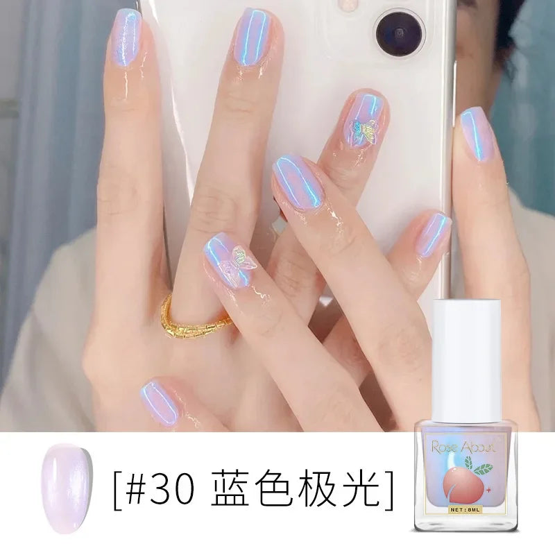 Water-Based Peelable Nail Polish - Fast Drying, Odorless, No UV Lamp Needed