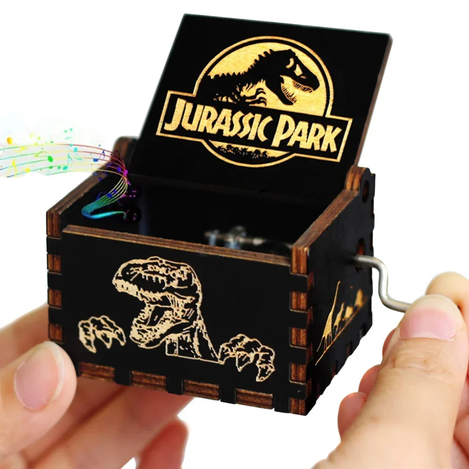 Jurassic Park Wooden Music Box – Gift Toy