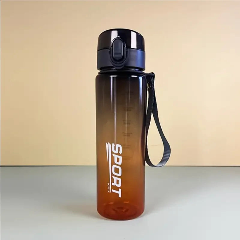 Leak-Proof Sports Water Bottle - BPA-Free 400ml/560ml Portable Bottle for Hiking & Travel