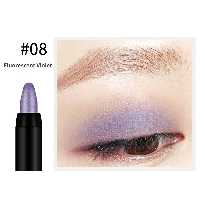 Bling Eye Shadow Pen - 16 Colors Glitter Eyeshadow Stick, Pearlescent Shimmer Pencil