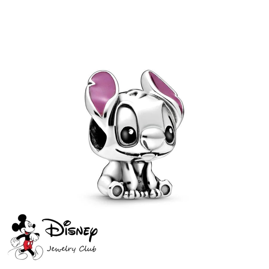 Disney Charm Beads Bracelet – Mickey & Stitch Style