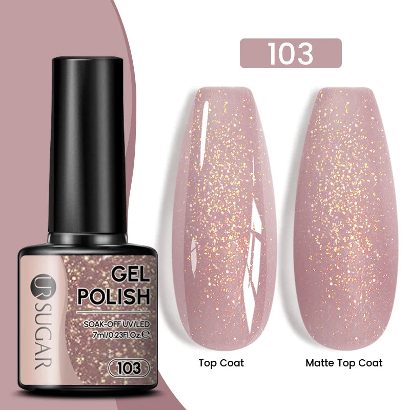 Dark Red Gel Nail Polish – Soak-Off LED/UV Gel Varnish for Salon & Home Use