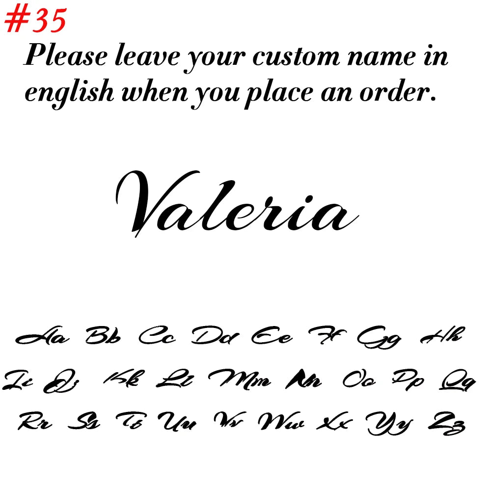 Custom Name Necklace – Personalized Cursive Pendant in Stainless Steel