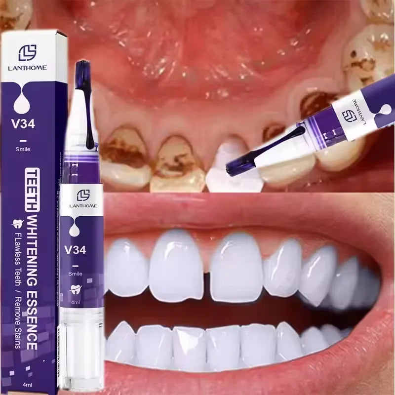 Purple Teeth Whitening Strips Remove Plaque Stains Cleaning Oral Hygiene Bleaching Dental Tools Fresh Breath Brighten Tooth Care