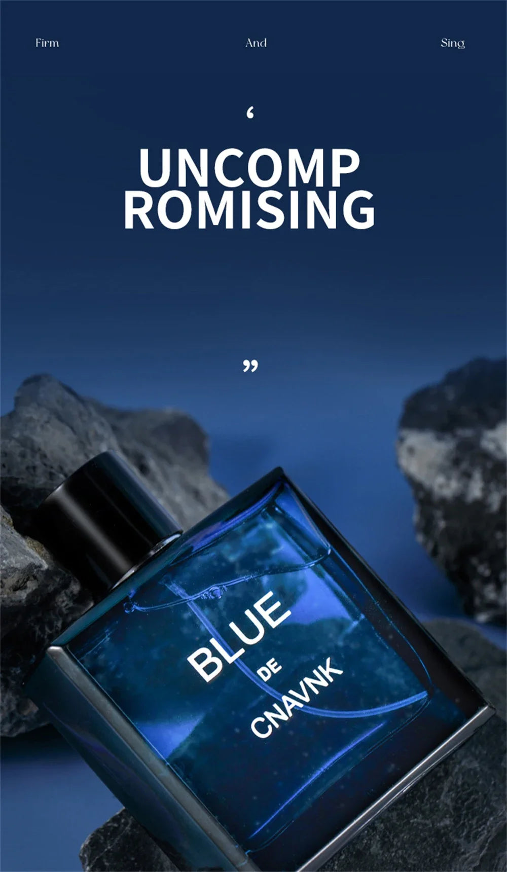 Fresh Floral Men's Cologne - Pheromone Eau de Parfum with Long-Lasting Natural Scent (100ml)