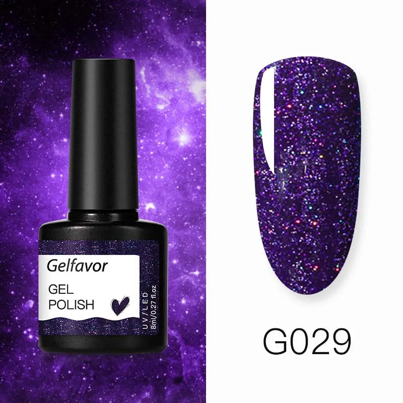 ROSALIND Gel Nail Polish 8ml - Semi-Permanent UV Gel, Solid Color, Salon Quality