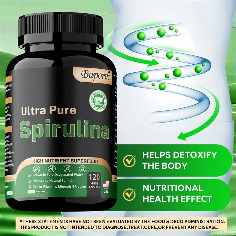 Organic Spirulina – Detox, Immune & Cardiovascular Health