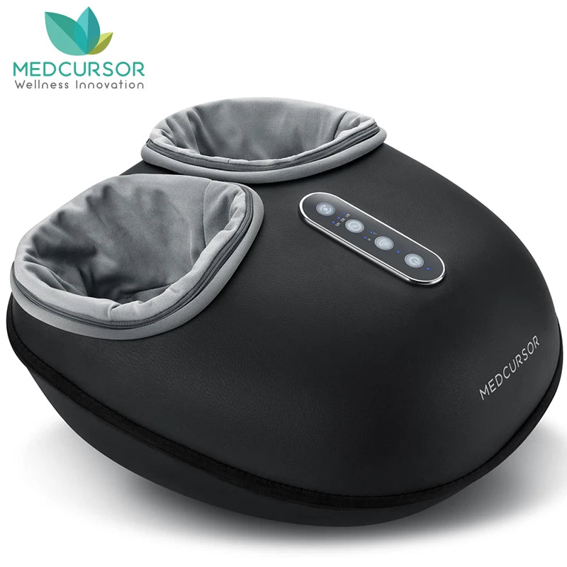 Shiatsu Foot Massager with Heat - Electric Deep Kneading Massage Machine for Pain Relief
