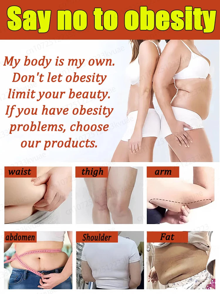Slimming Essential Oil - Natural Fat Burning Body Massage Oil for Weight Loss