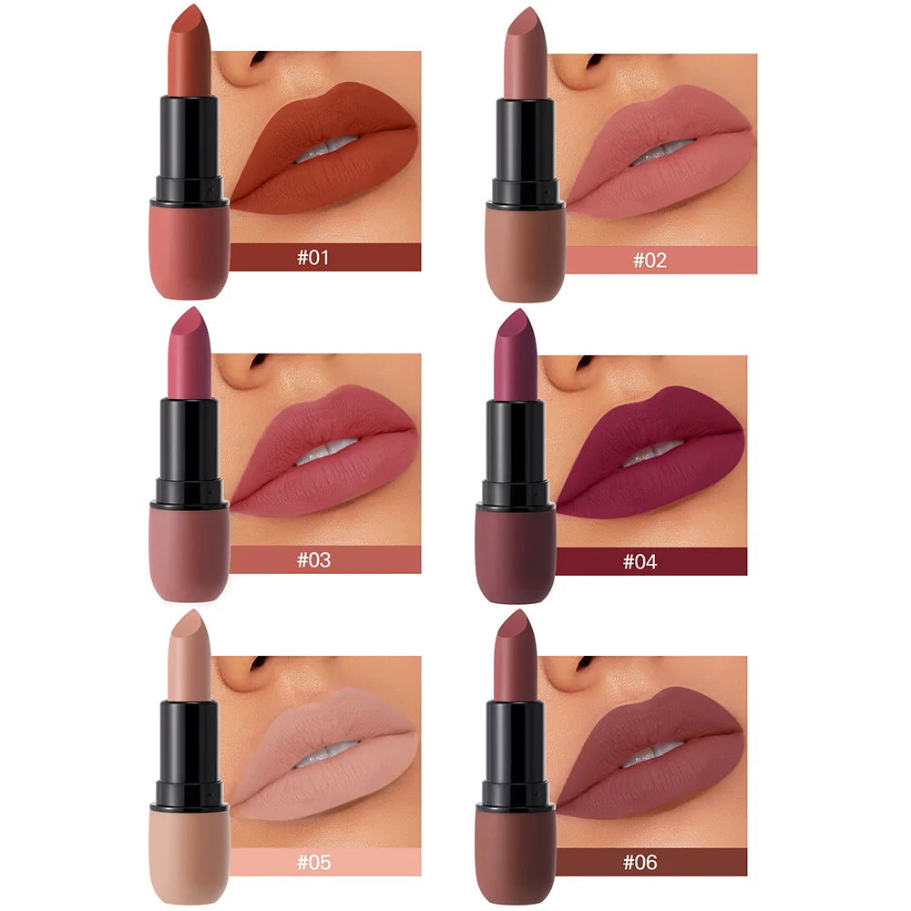 Velvet Matte Lipstick with Waterproof Topcoat