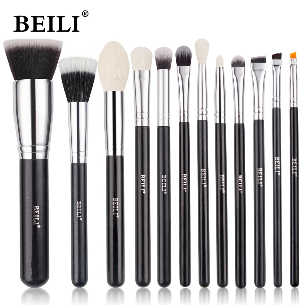 Professional Foundation & Eyeshadow Brush Kit for Makeup
