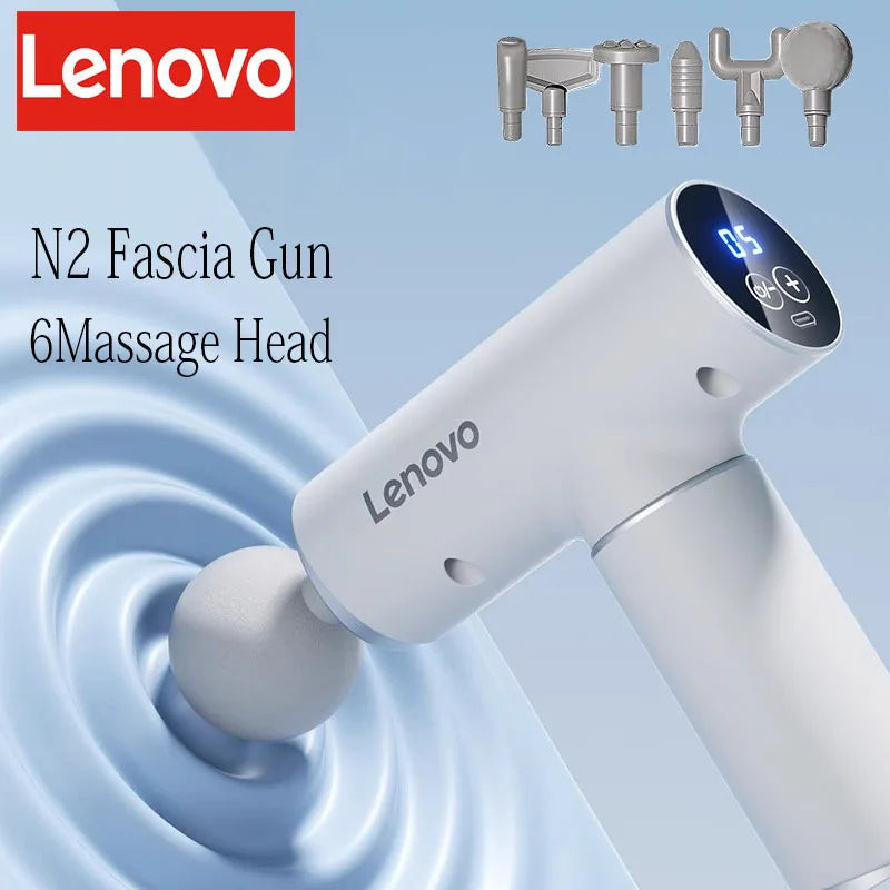 Original Lenovo N2/N3 Professional Fascia Gun – LED Massage Device
