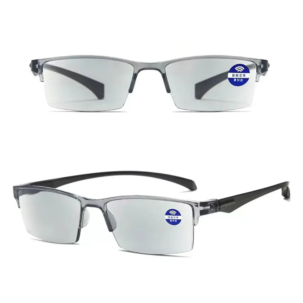 Smart Auto-Focus Reading Glasses - Anti-Blue Ray Computer Eyeglasses with Automatic Zoom