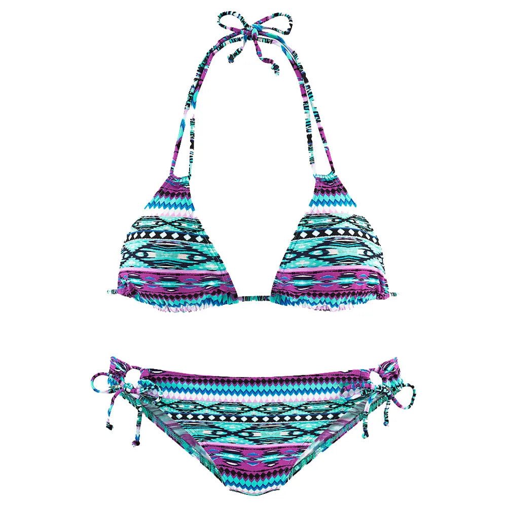 Women Brazilian Bikini Set Swimwear  Vest Tops Swimsuit Beach Bathing Suit
