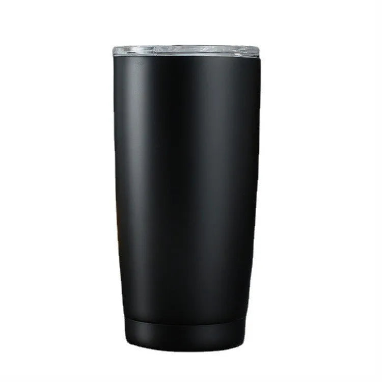 20oz stainless steel car cup, double-layer stainless steel thermos cup, portable car ice-cold cup