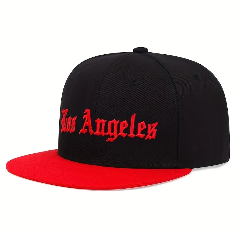 Los Angeles Basketball Cap - Cotton Hip-Hop Snapback Hat for Outdoor & Casual Wear