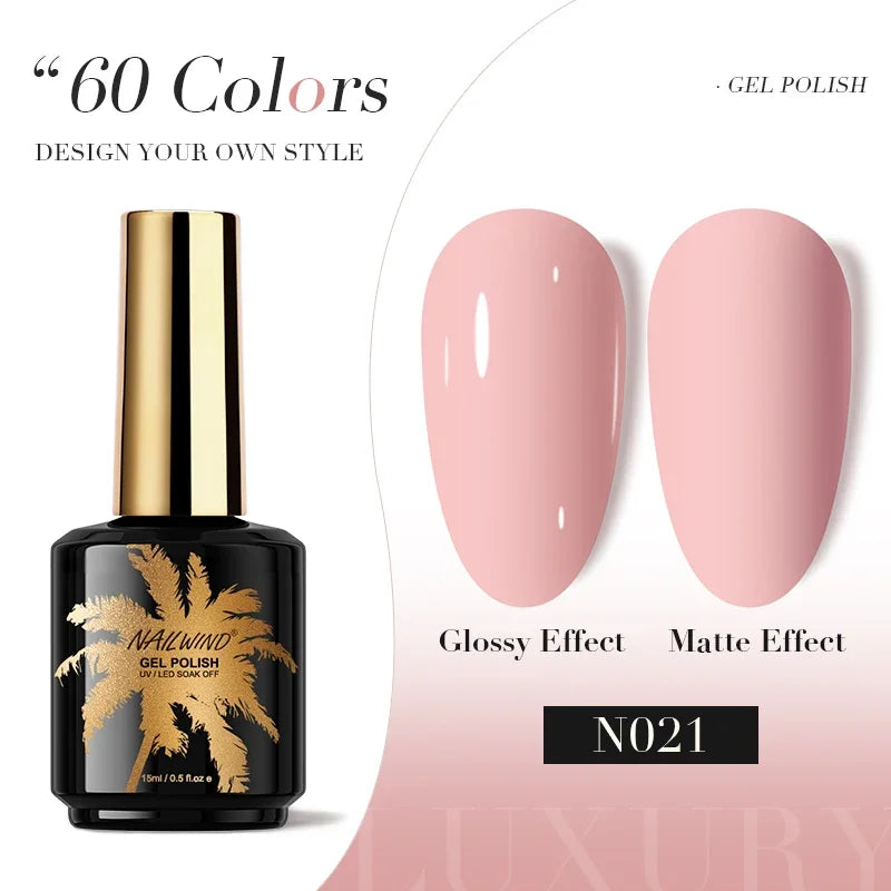 ROSALIND Gel Nail Polish 8ml - Semi-Permanent UV Gel, Solid Color, Salon Quality