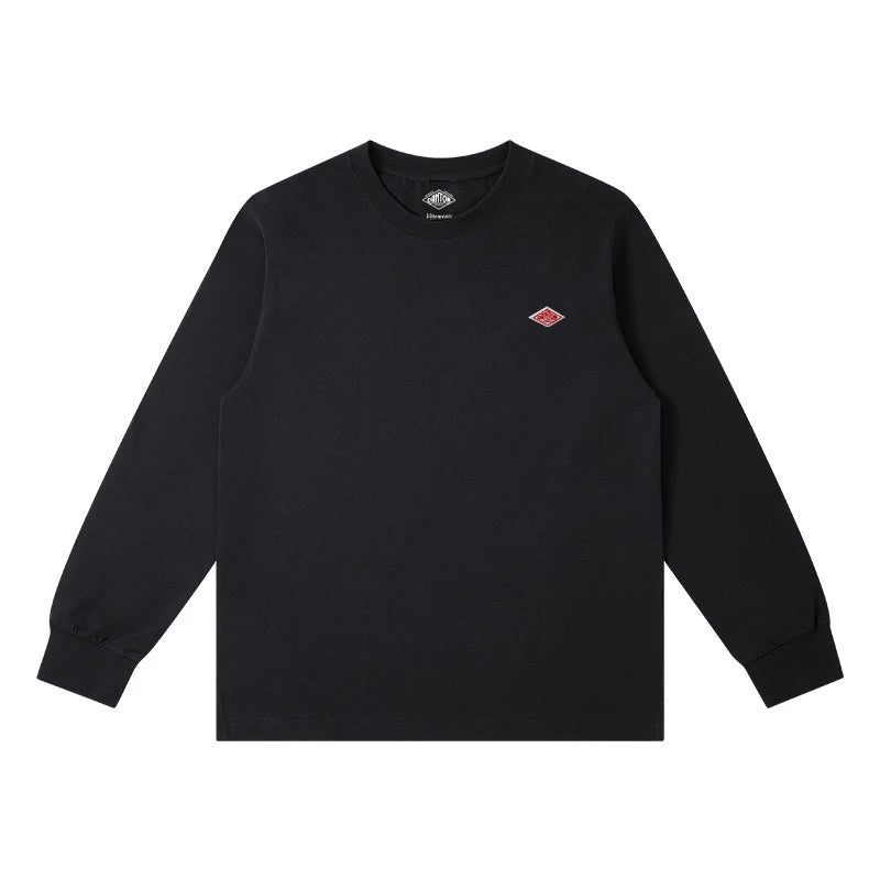 Autumn Japanese Style Long Sleeve Cotton T-Shirt – Classic Loose Fit Top