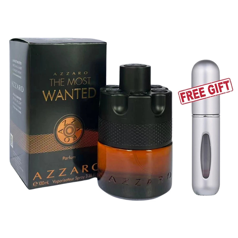 Azzaro The Most Wanted Eau de Parfum Intense - Spicy Woody Men's Cologne (100ml)