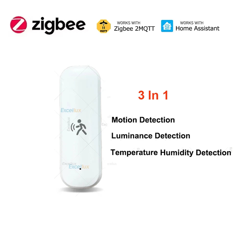 🏠 YOUR HOME'S SIXTH SENSE! Smart ZigBee Motion Sensor - 3-in-1 Security Brain 🧠