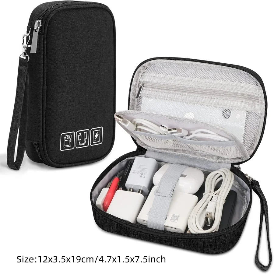 Waterproof Cable Storage Bag – Digital Electronics Organizer