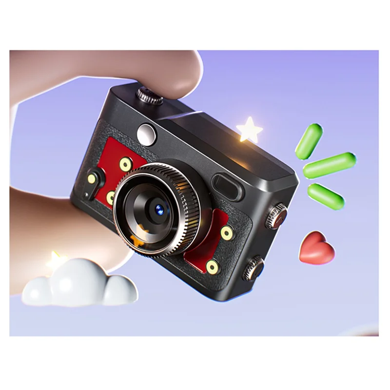 CABE Mini Retro Camcorder 1080P HD - Portable Thumb Camera for Students & Vlogging