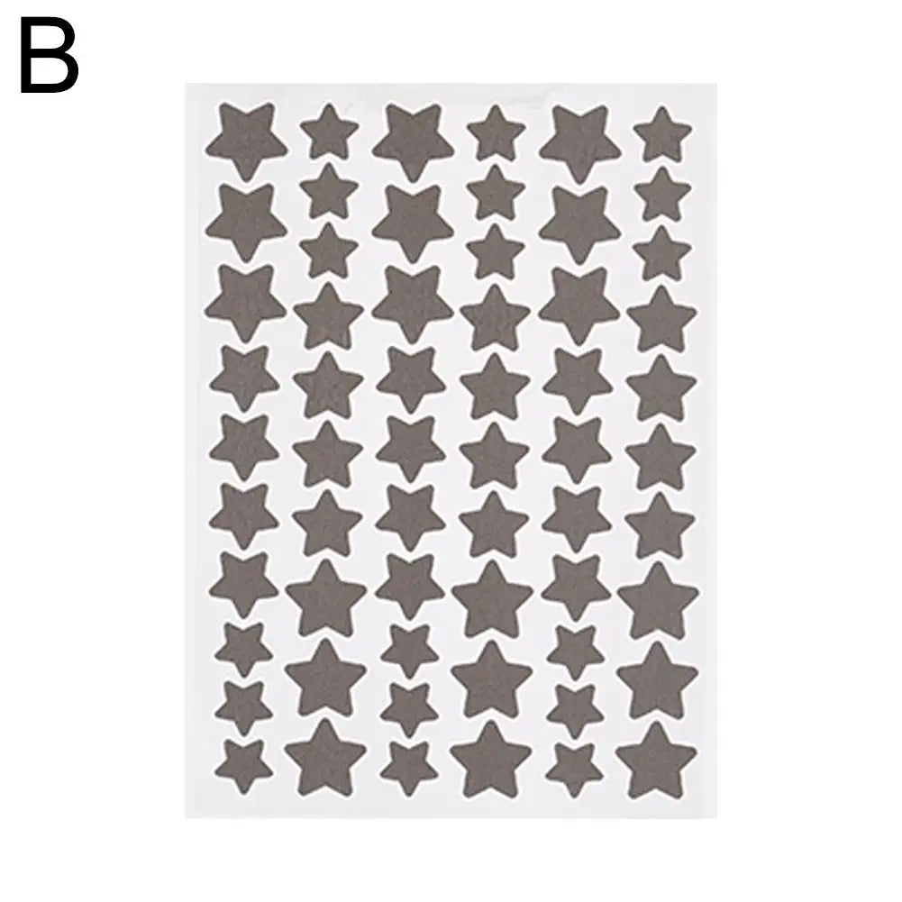 Colorful Star-Shaped Acne Patches - 60 Pack | Cute Pimple Stickers