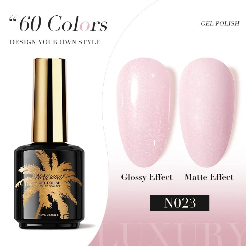 ROSALIND Gel Nail Polish 8ml - Semi-Permanent UV Gel, Solid Color, Salon Quality