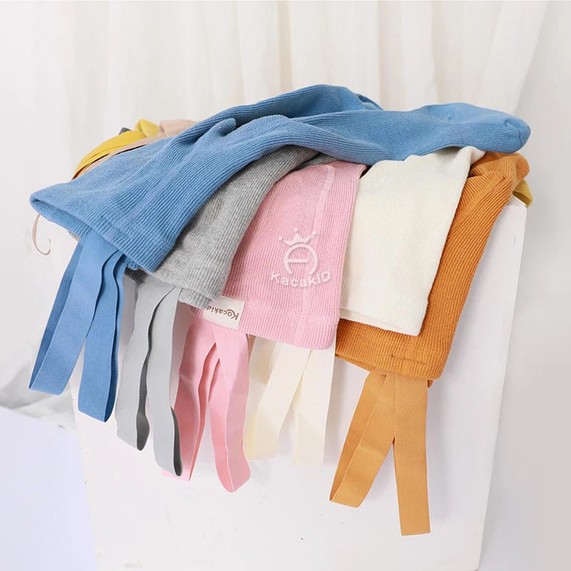 Christmas Baby Knit Suspender Tights 0-24M Infant Toddler High Waist Leggings