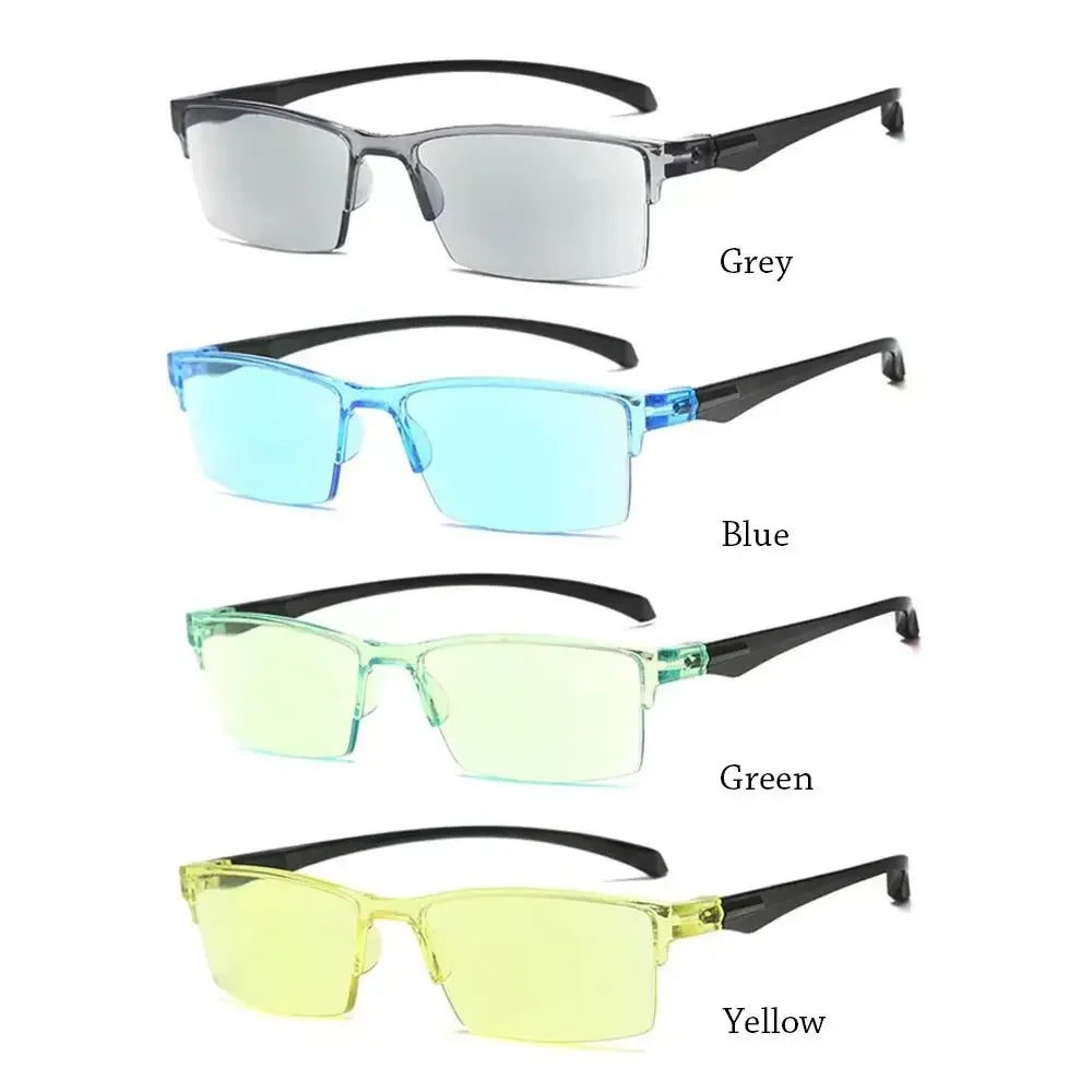 Smart Auto-Focus Reading Glasses - Anti-Blue Ray Computer Eyeglasses with Automatic Zoom