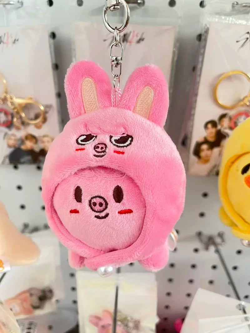 New SKZOO Plush Keychain Doll Pendant, Backpack Accessories, Magic Academy Cloak Plush Keychain Children's Toy Fan Gift