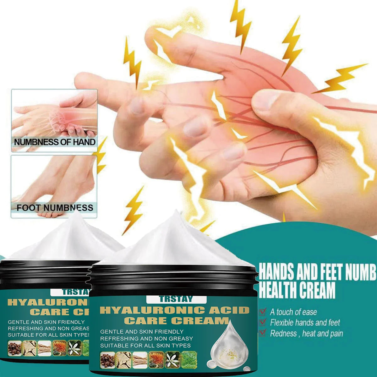 Hand and Foot Numbness Health Cream - BUY 1 GET 1 50% OFF