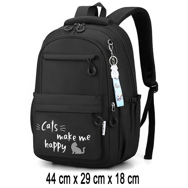 School Backpack for Girls - Kids Teen Women Bookbag for Primary & Secondary Students
