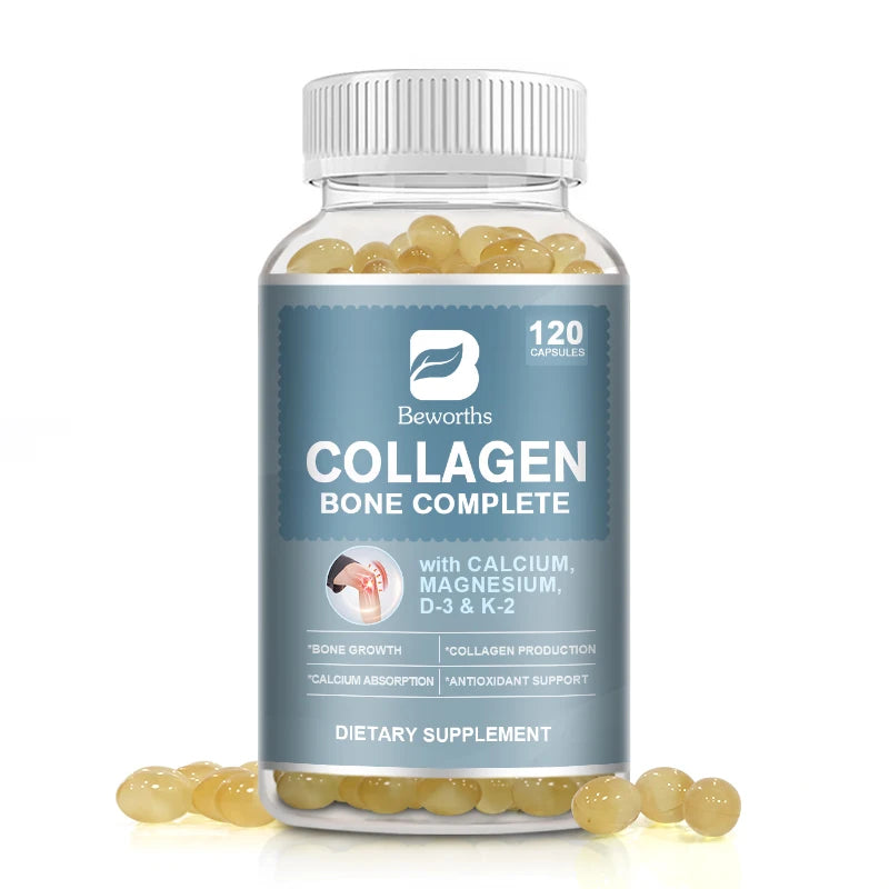 Bone Collagen Complete Capsules – Calcium Absorption & Joint Support