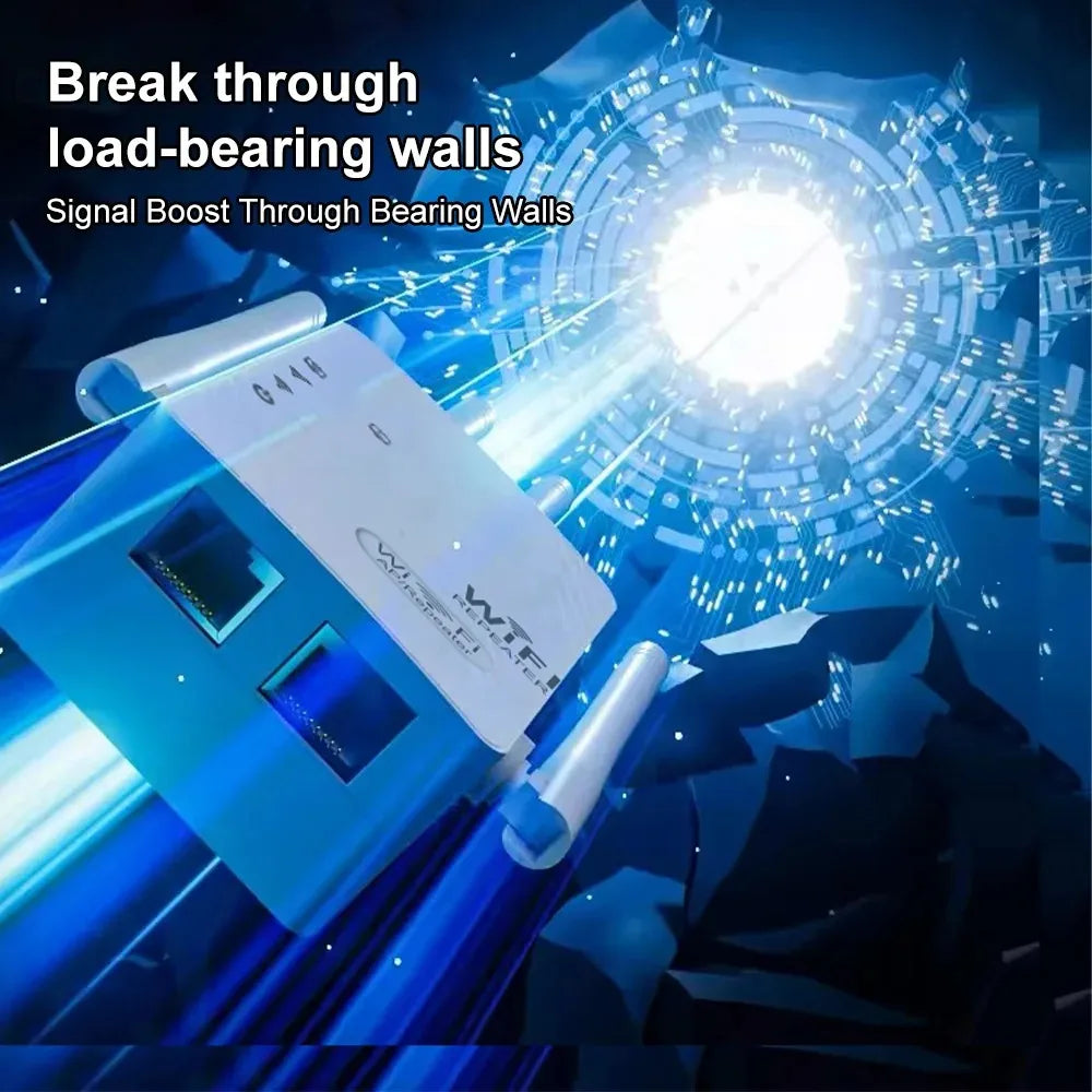 Kebidumei 1200Mbps Dual Band WiFi Extender 2.4G 5G Wireless Signal Booster Repeater